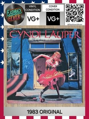 CYNDI LAUPER•She's So Unusual•1983 US (#FR 38930) Pitman Pressing